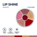 Kryolan - Lip Shine Palette - 6 Colors