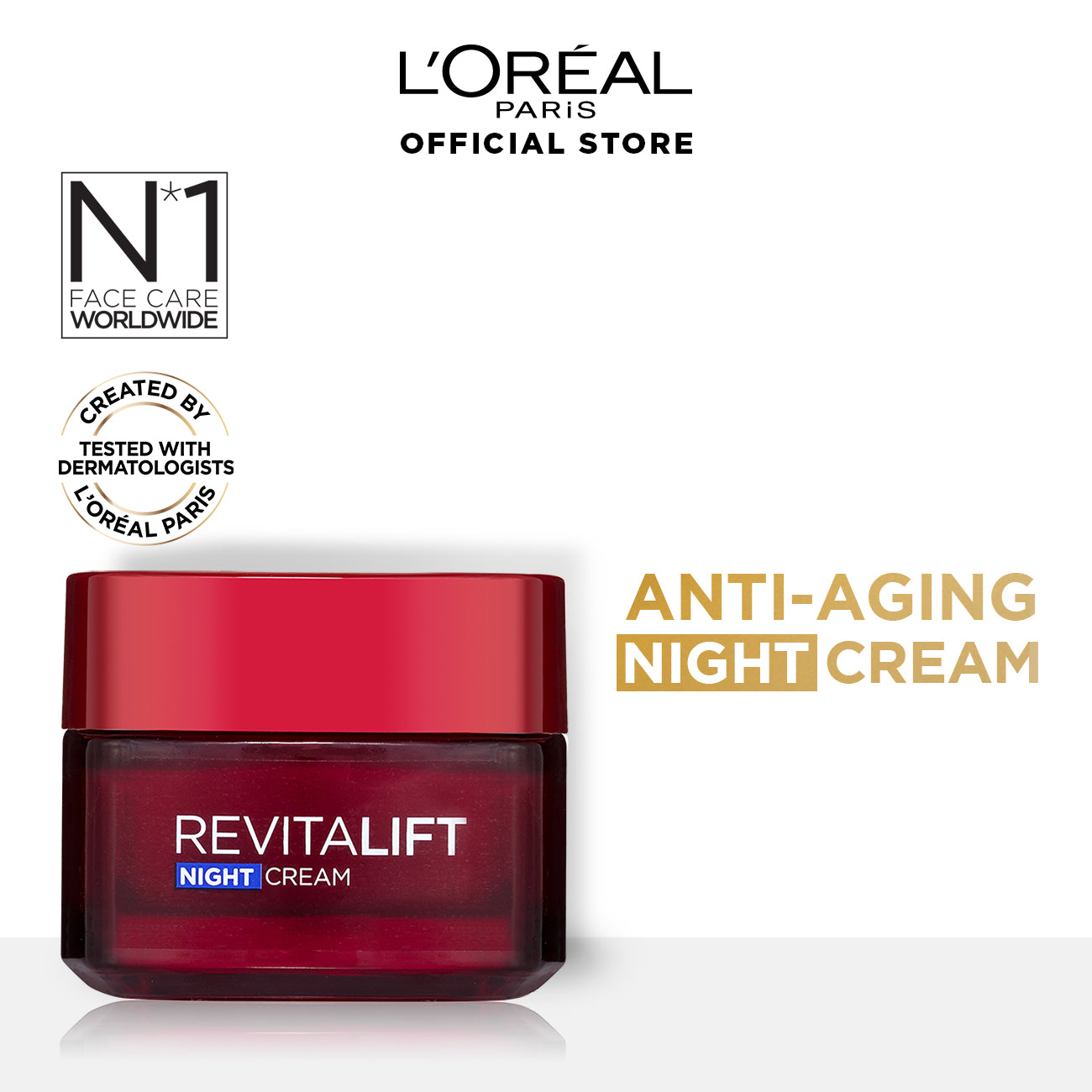 LOreal Paris - Revitalift Classic Anti Aging Night Cream 50 ML
