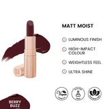 ST London - Matt Moist Long-Lasting Lipstick - Berry Buzz