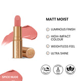 ST London - Matt Moist Long-Lasting Lipstick - Spice Nude