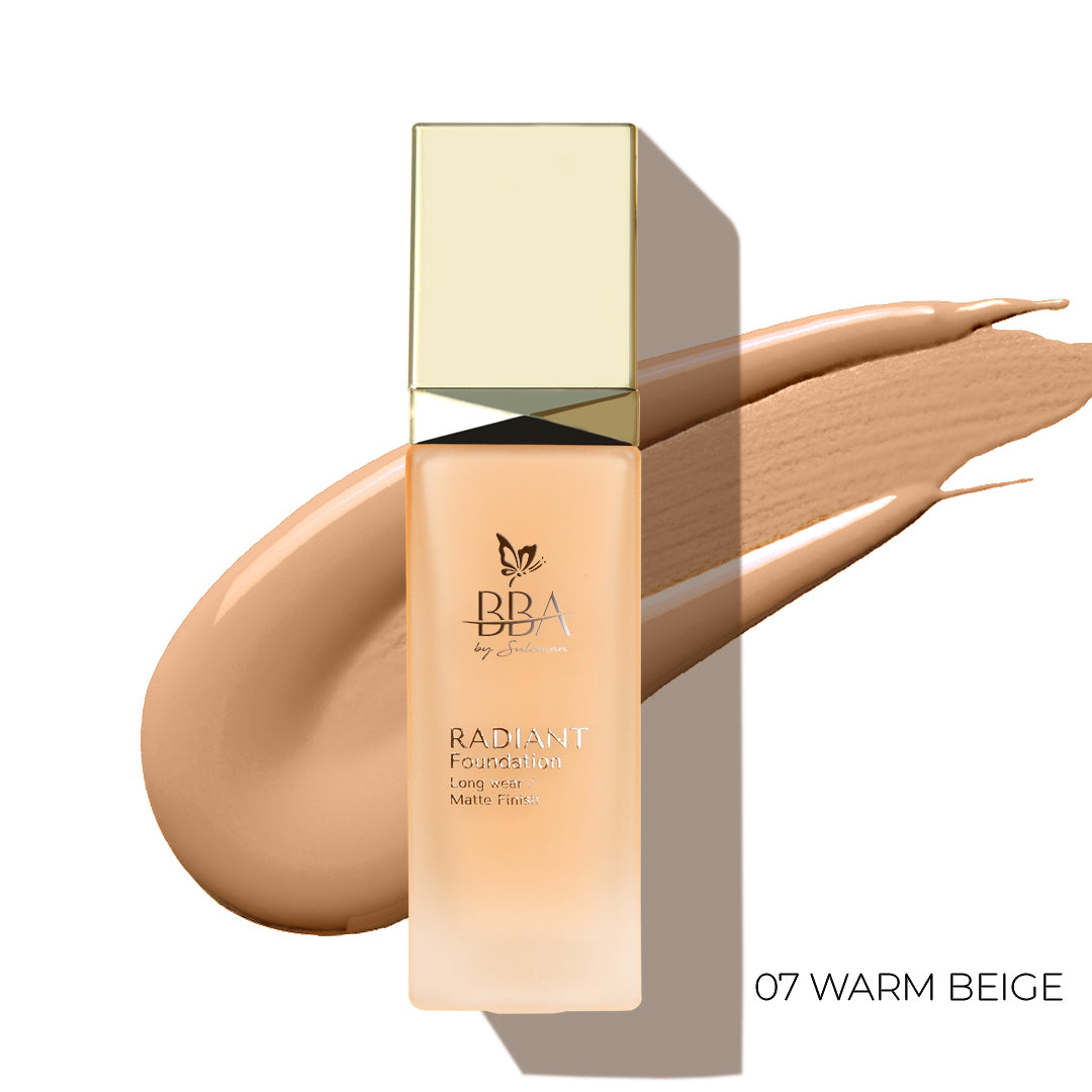 BBA By Suleman - Radiant Foundation - 7 Warm Beige