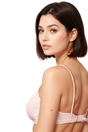 BLS - Alma Non Padded Cotton Bralette - Beige