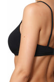 BLS - Alma Non Padded Cotton Bralette - Black