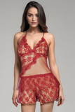 BLS - Birdie Lace Short Set - Burgundy