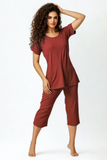 BLS - Breeze Viscose Pajama Set - Burgundy