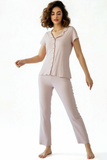 BLS - Misty Viscose Pajama Set - Ivory