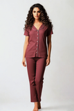 BLS - Misty Viscose Pajama Set - Rust
