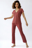 BLS - Misty Viscose Pajama Set - Rust