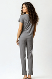 BLS - Seren Viscose Pajama Set - Grey