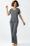 BLS - Seren Viscose Pajama Set - Grey