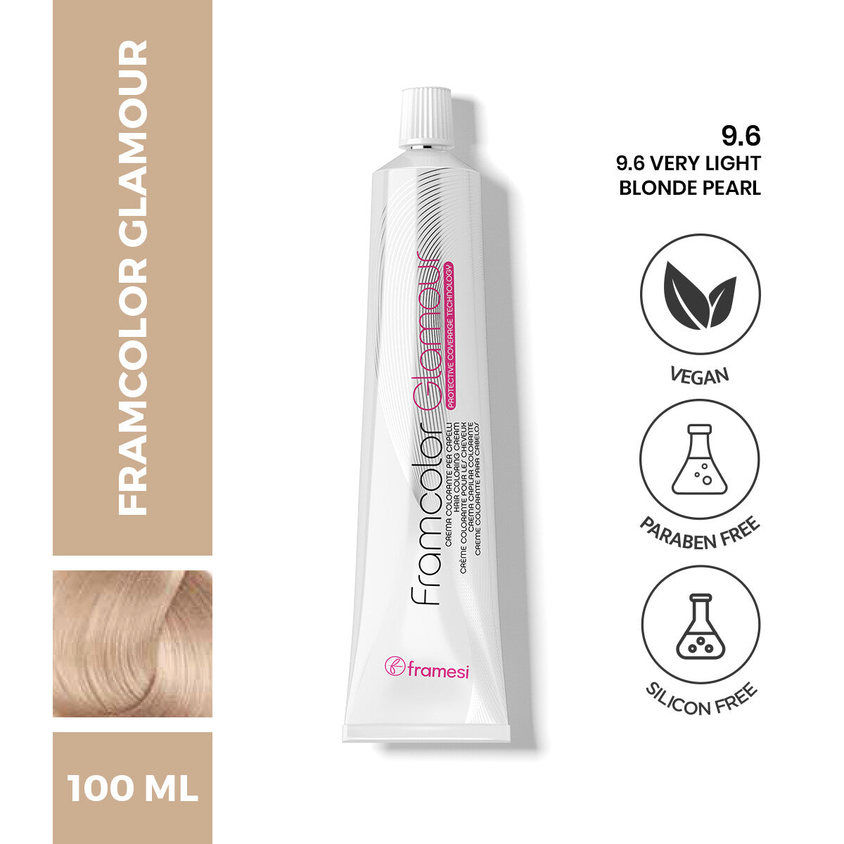 Framesi - FramColor Glamour - 9.6 Very Light Blonde Pearl