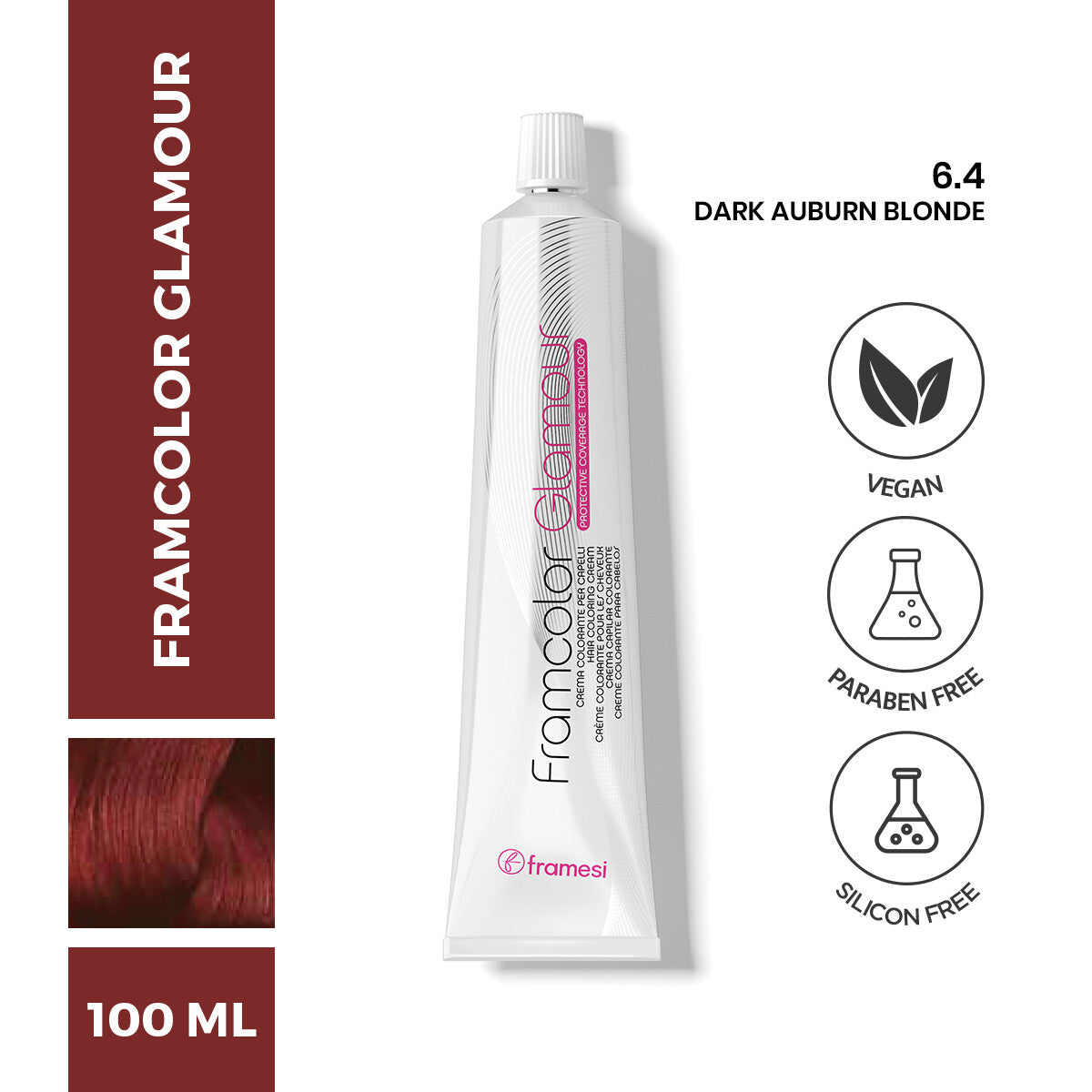 Framesi - FramColor Glamour - 6.4 Dark Auburn Blonde