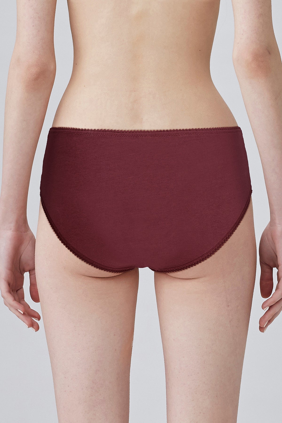 BLS - Papillon Cotton Panty - Burgundy