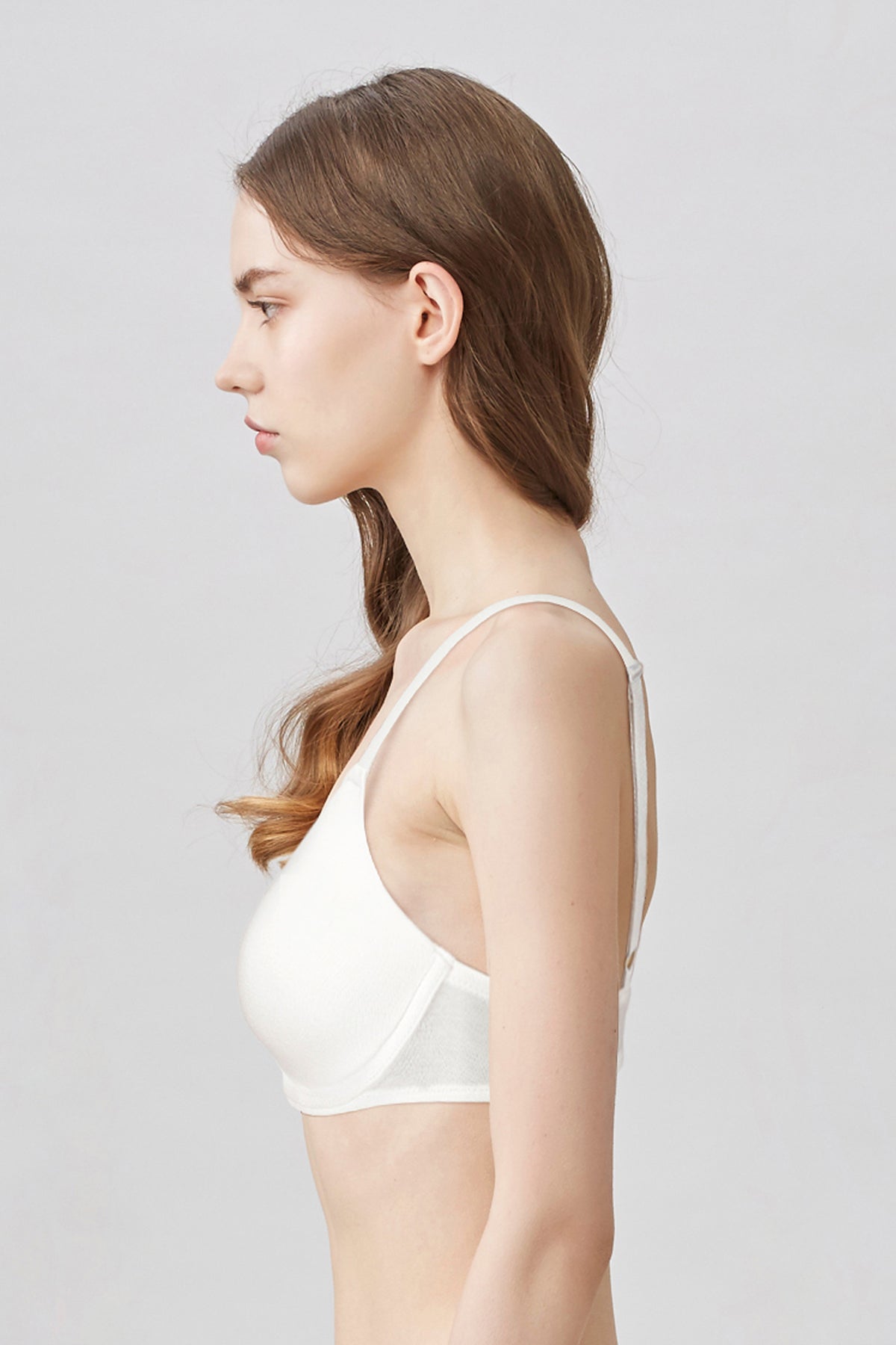 BLS - Pero Wired And Padded Cotton Bra - White