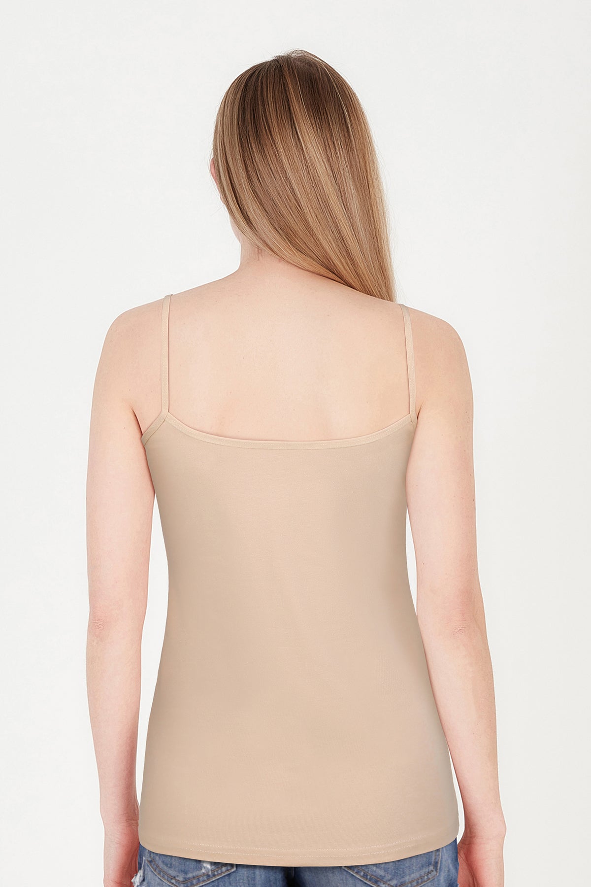 BLS - Zendaya Stretchable Cotton Camisole - Beige