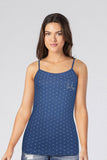 BLS - Zorana Stretchable Cotton Camisole - Navy Blue