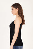 BLS - Zorica Stretchable Cotton Camisole - Black
