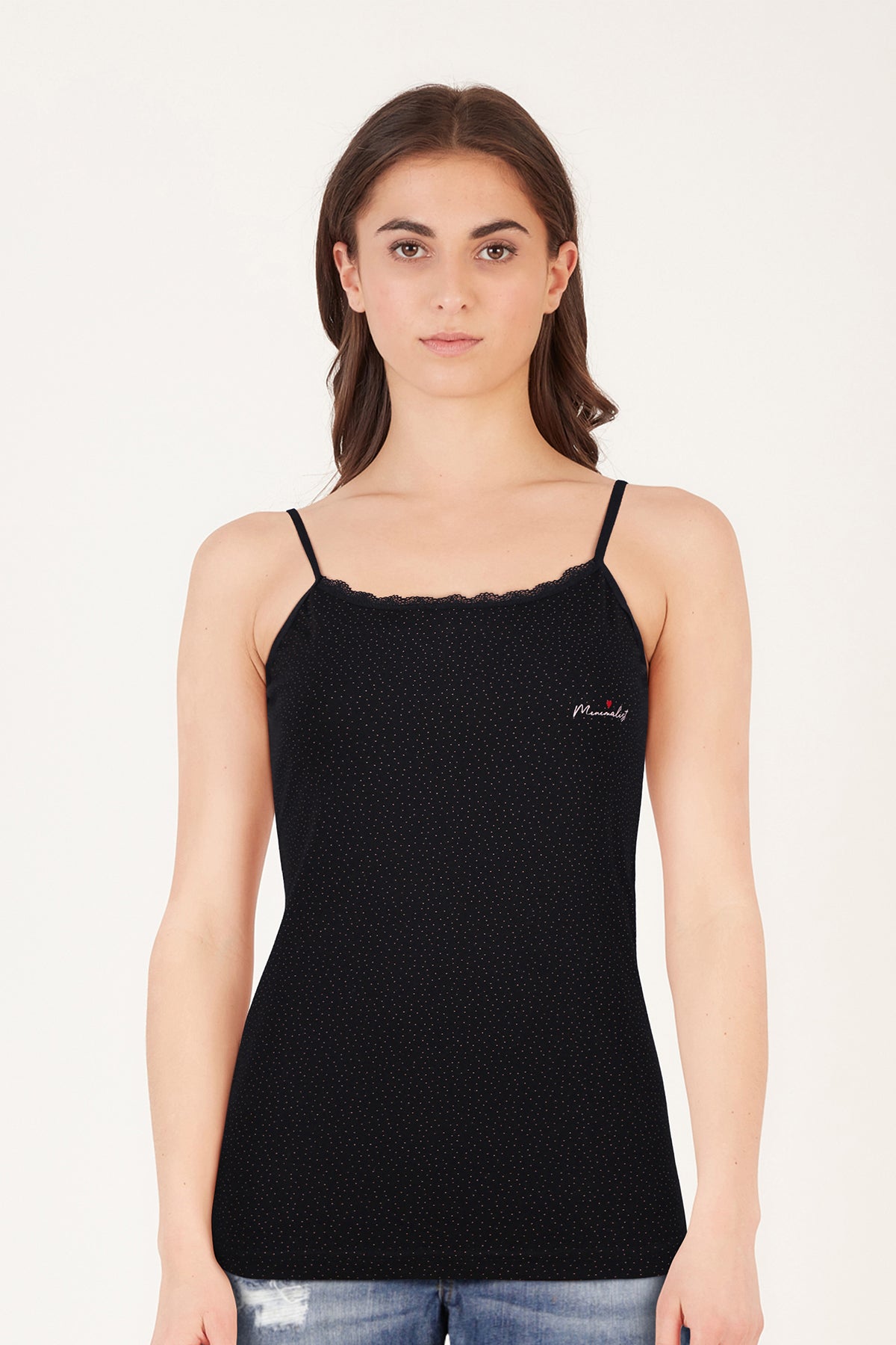 BLS - Zorica Stretchable Cotton Camisole - Black