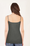 BLS - Zorica Stretchable Cotton Camisole - Dark Grey