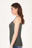 BLS - Zorica Stretchable Cotton Camisole - Dark Grey