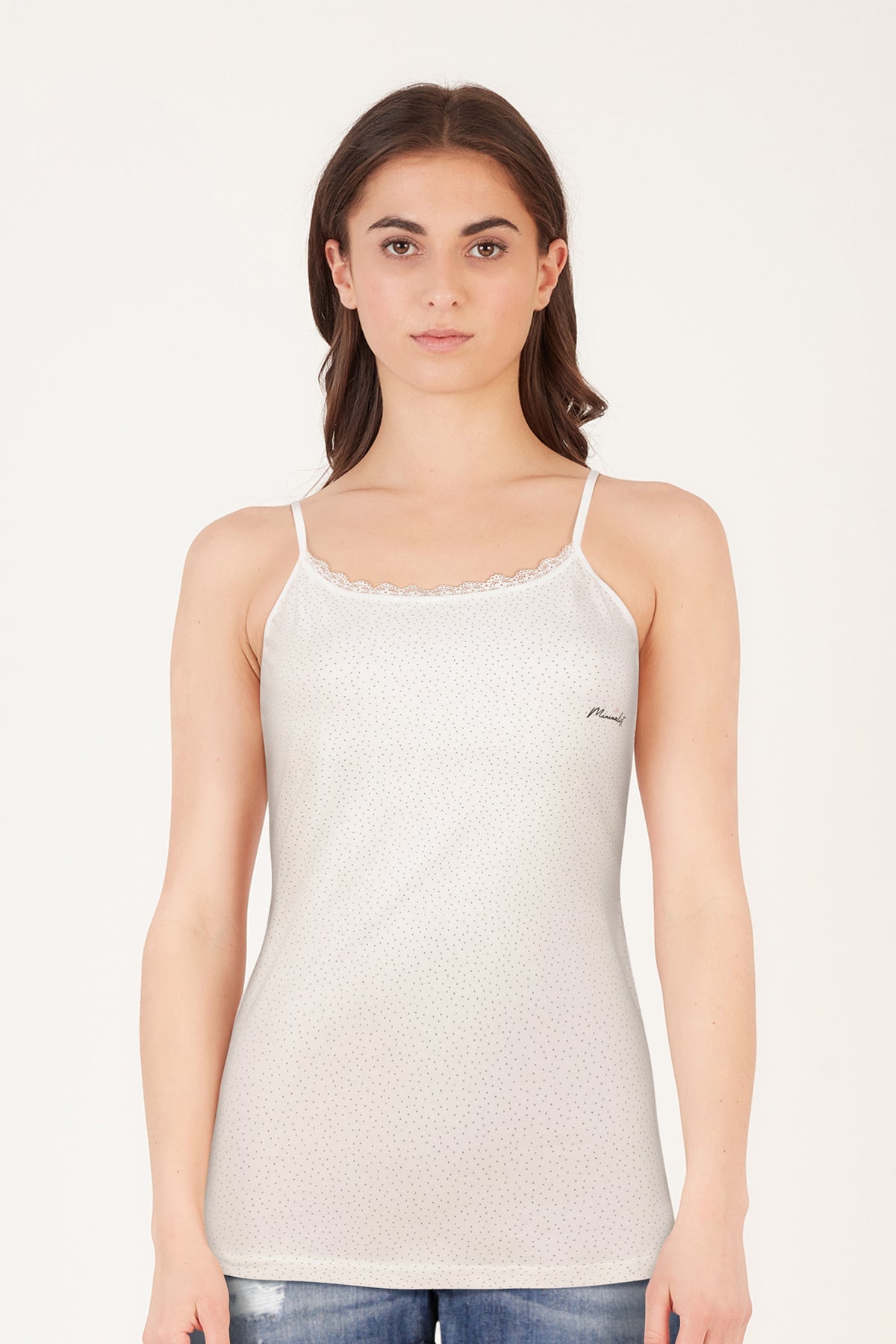 BLS - Zorica Stretchable Cotton Camisole - Ecru