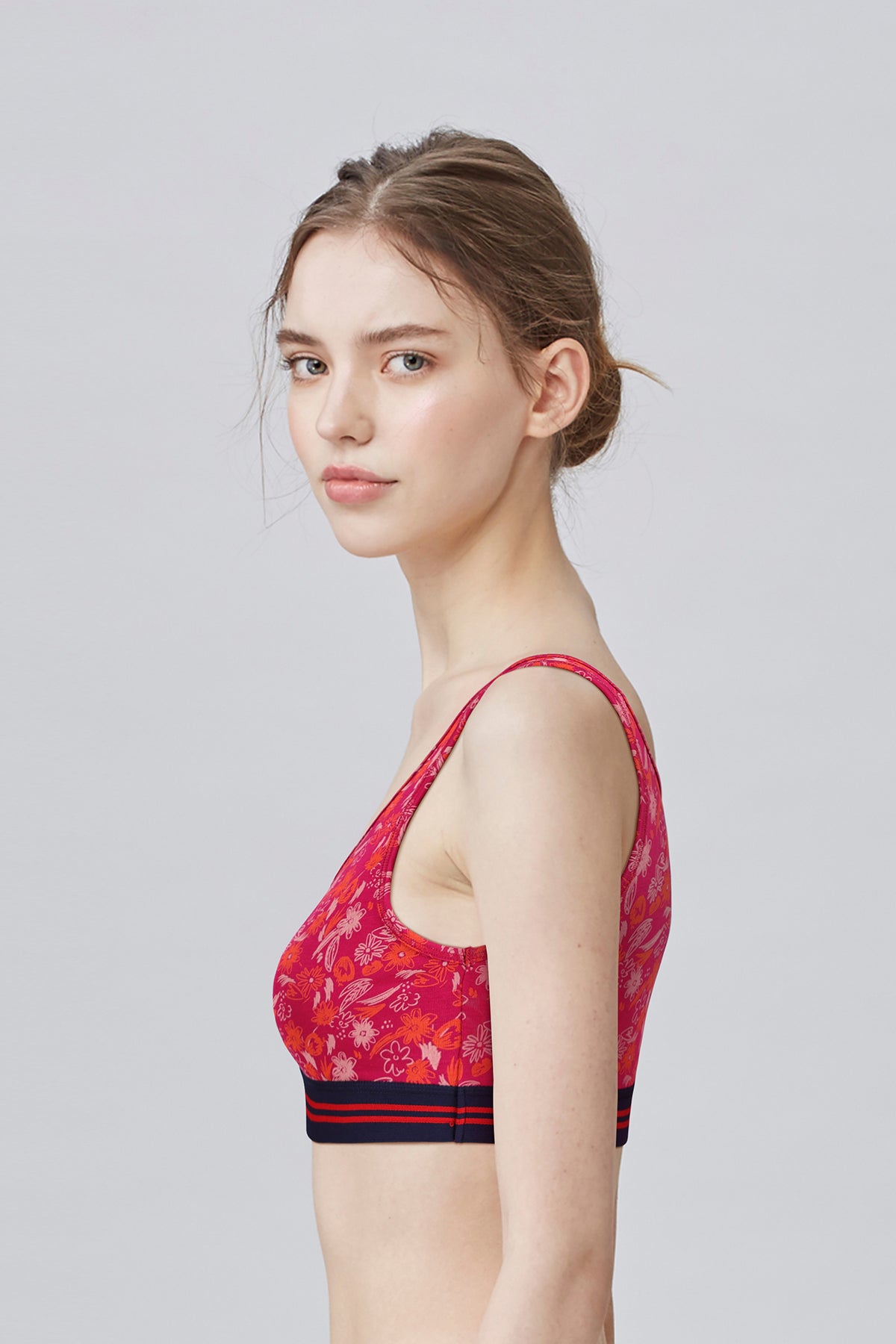 BLS - Alizee Non Wired And Non Padded Cotton Crop Top