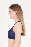 BLS - Calantha Non Wired And Non Padded Cotton Bra - Navy Blue