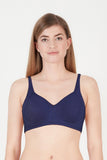BLS - Calantha Non Wired And Non Padded Cotton Bra - Navy Blue