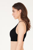BLS - Cansu Non Wired And Non Padded Cotton Bra - Black