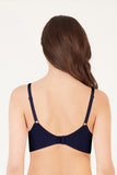 BLS - Cansu Non Wired And Non Padded Cotton Bra - Mid Blue