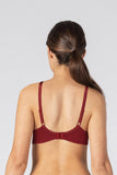BLS - Caprina Non Wired And Non Padded Cotton Bra - Burgundy