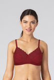 BLS - Caprina Non Wired And Non Padded Cotton Bra - Burgundy