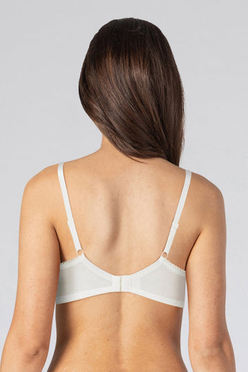 BLS - Caprina Non Wired And Non Padded Cotton Bra - Vanilla