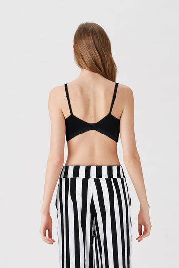 BLS - Carole Non Wired And Non Padded Cotton Bra - Black