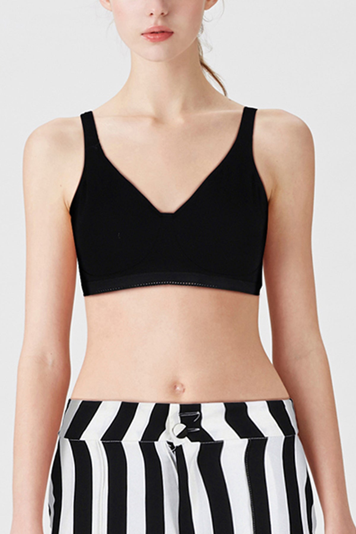 BLS - Carole Non Wired And Non Padded Cotton Bra - Black