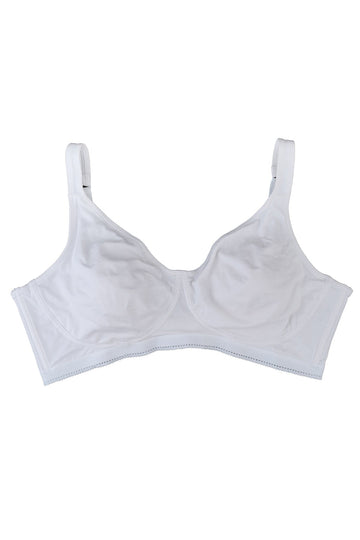 BLS - Carole Non Wired And Non Padded Cotton Bra - White