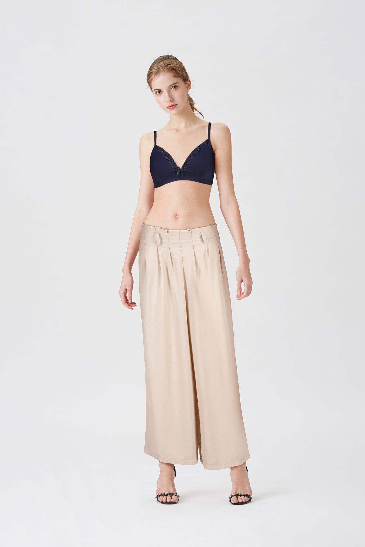 BLS - Clarie Non Wired And Padded Bra - Navy Blue