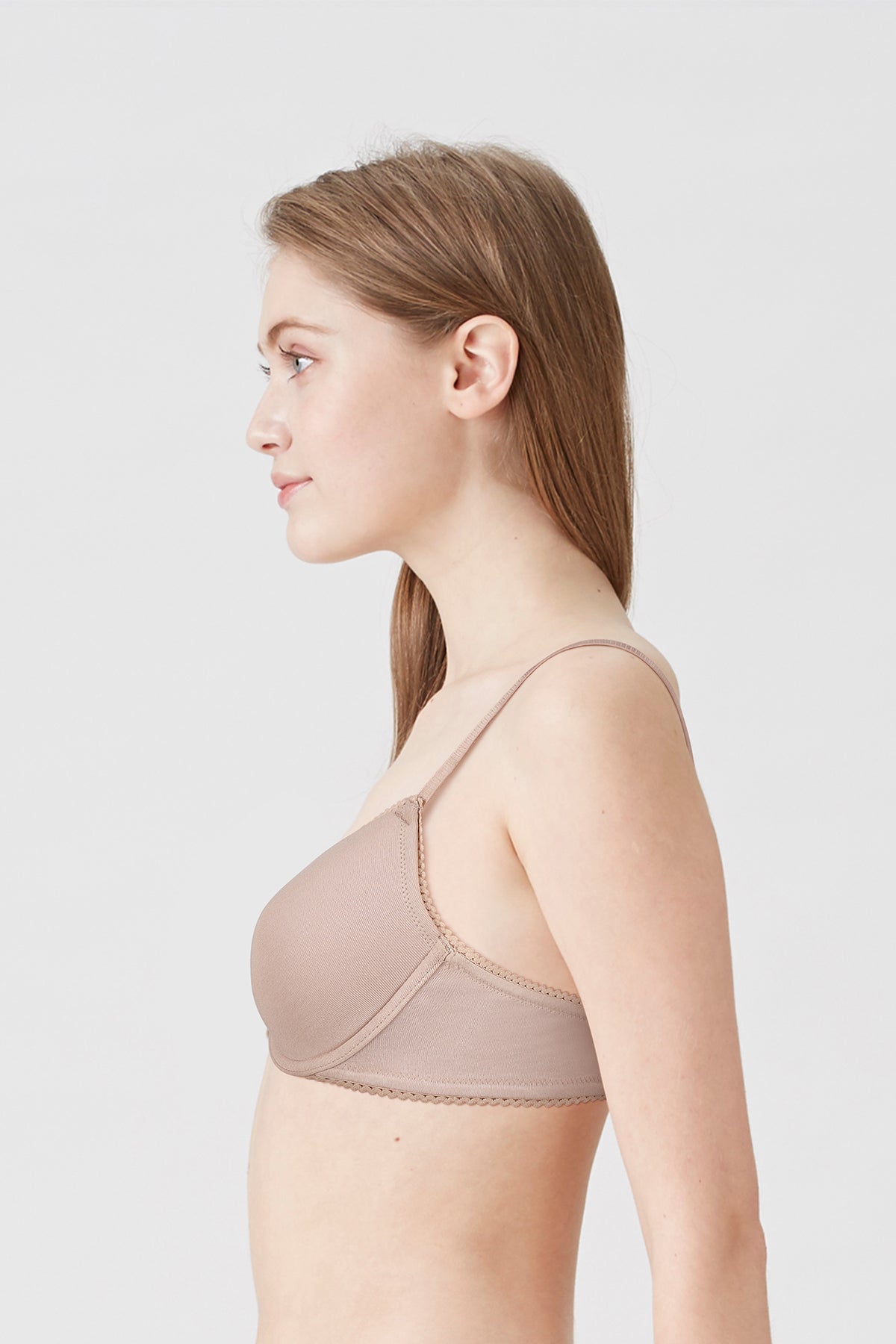 BLS - Colo Wired And Padded Cotton Bra - SD Grey