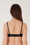 BLS - Passion Wired And Pushup Lace Bra - Black
