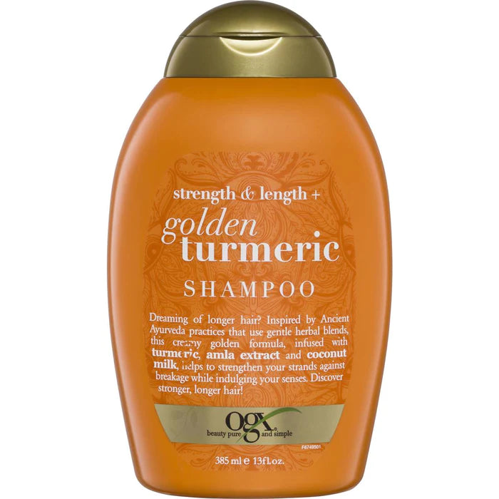 OGX - Strength & Length Golden Turmeric Shampoo - 385ml