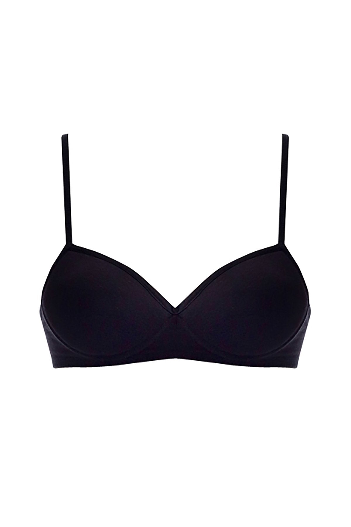 BLS - Belva Soft Padded Cotton Teen Bra - Black
