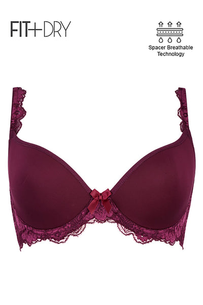 BLS - Breathable Wired And Light Padded Bra - Respberry – Makeup City  Pakistan