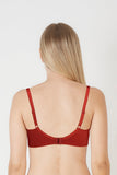 BLS - Petunia Non Padded And Wired Lace Bra - Cherry