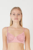 BLS - Petunia Non Padded And Wired Lace Bra - Soft Pink