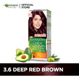 Garnier - Color Naturals Crème Hair Color - 3.6 Deep Red Brown