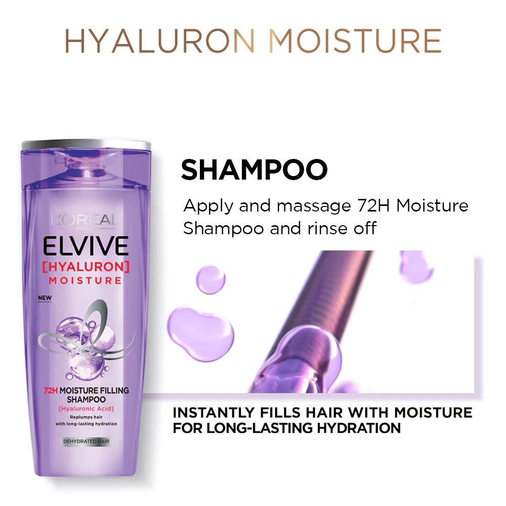 LOreal Paris - Elvive Hyaluron Moisture Shampoo - 360ml