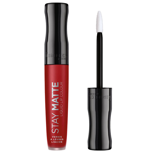 RIMMEL LONDON Show Off Matte Lip Velvet – Burning Lava, Langanhaltender, Samtig-matter Lippenstift