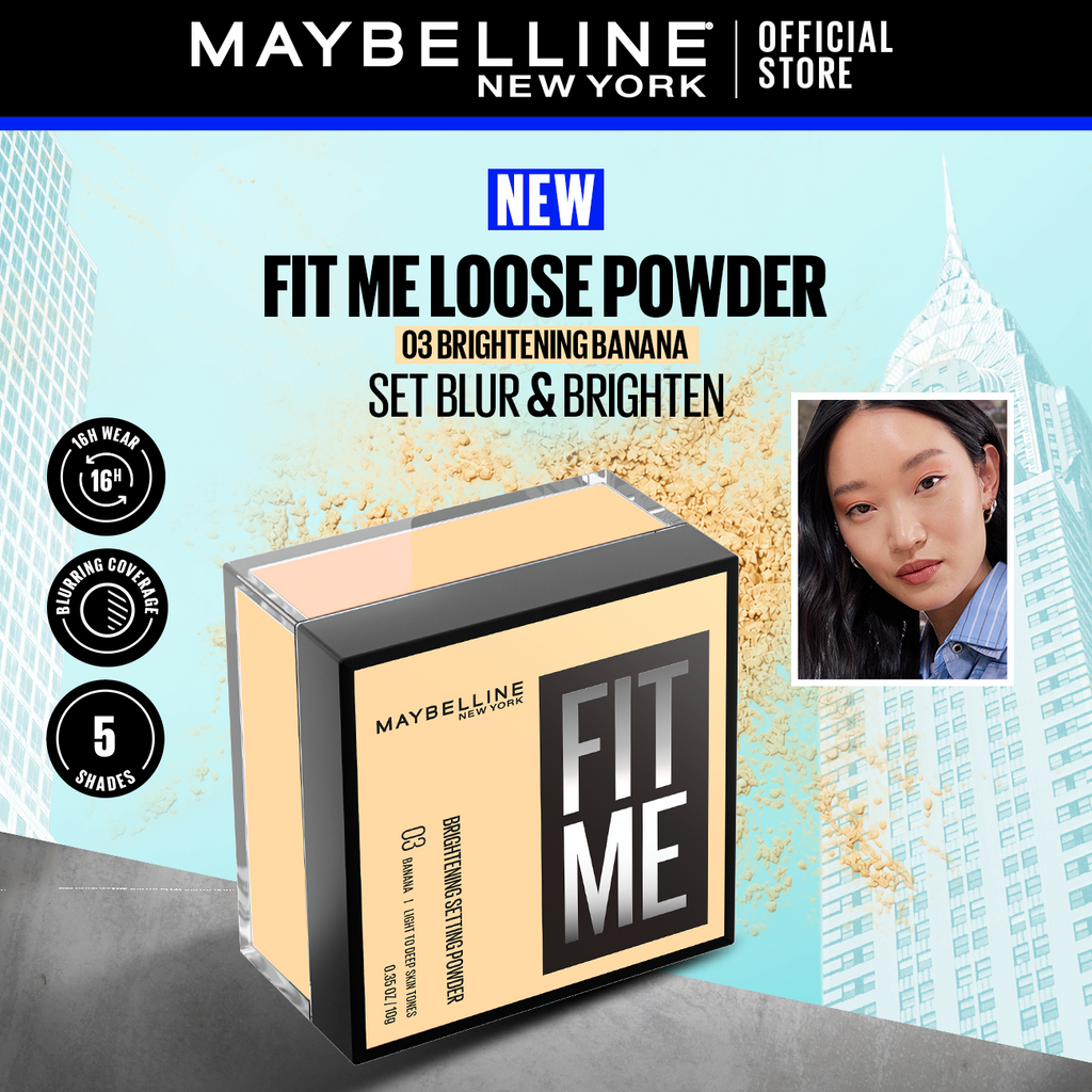 Maybelline - Fit Me Loose Setting Powder for a Smooth Finish with 16-Hour Wear