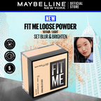 Maybelline - Fit Me Loose Setting Powder for a Smooth Finish with 16-Hour Wear
