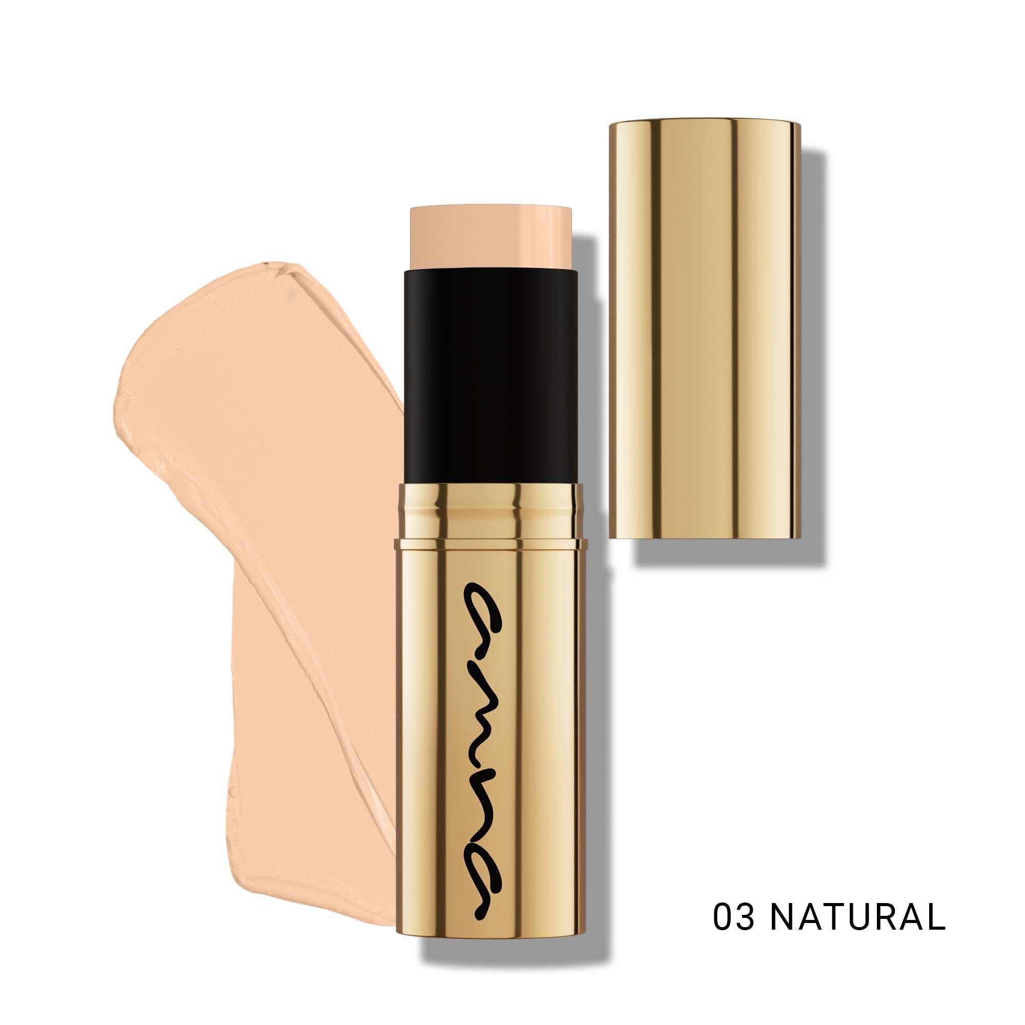 BBA By Suleman - 24K Gold & Roses Stick Foundation 03 Natural